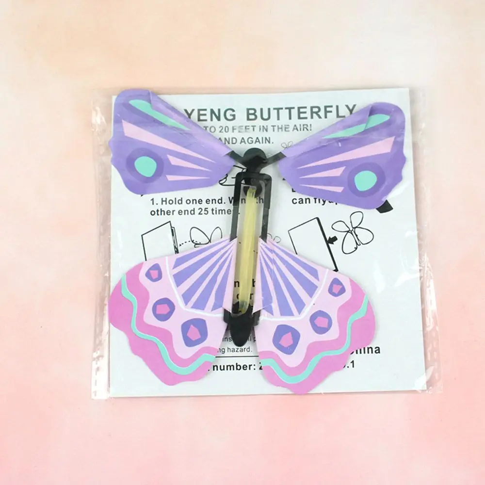 Mariposa mágica en libro