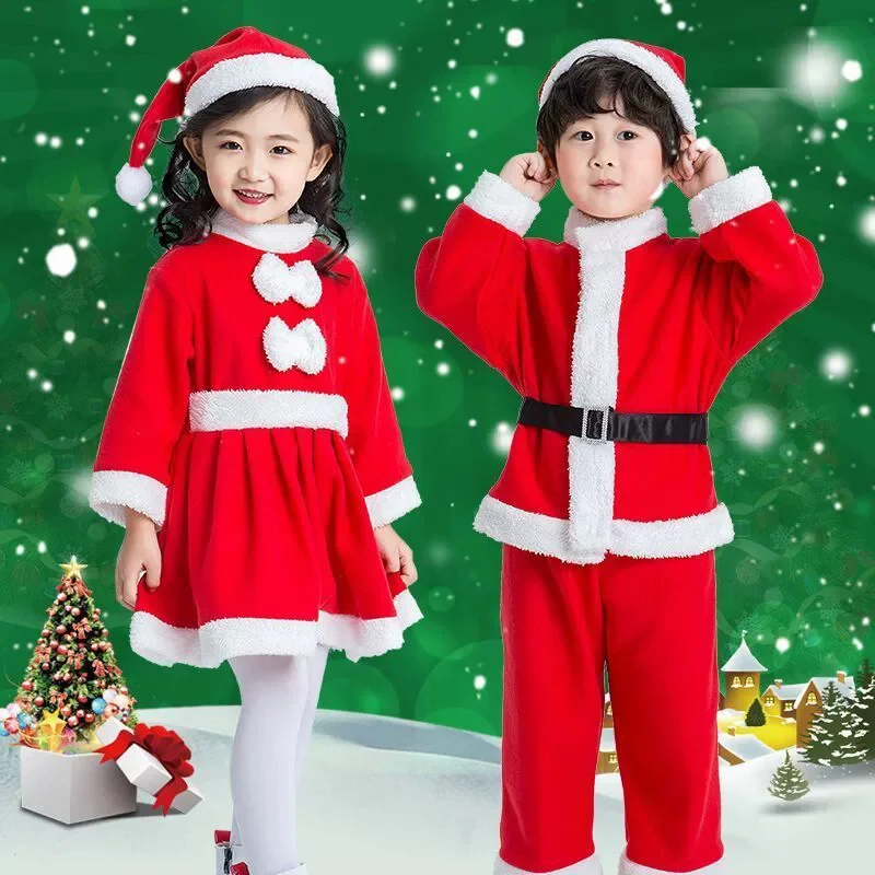 Ropa navideña cálida para niños: traje y conjunto de invierno