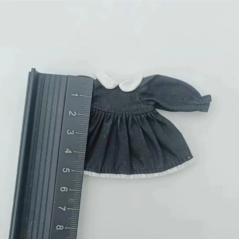 Ropa para muñecas 1/11 y 1/12 - vestidos de celosía con manga abombada - imagen 3