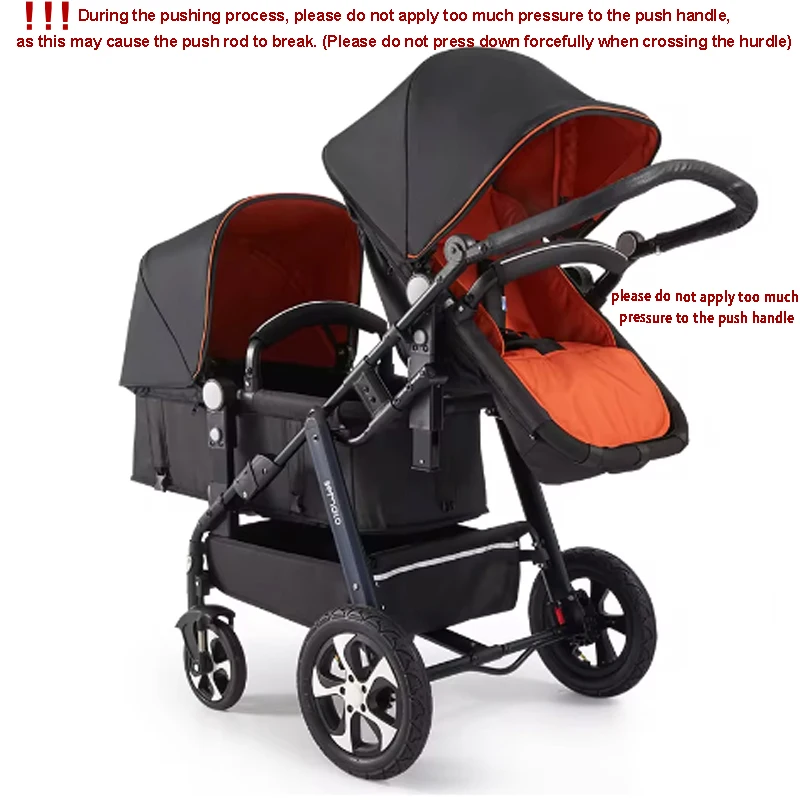 Cochecito New Twins 2 en 1 – Sistema de viaje doble para bebé - imagen 2