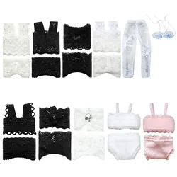 Conjunto de ropa interior para muñecas Blythe 30 cm, encaje suave