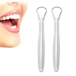 Raspador de lengua acero inoxidable para sarro y mal aliento oral