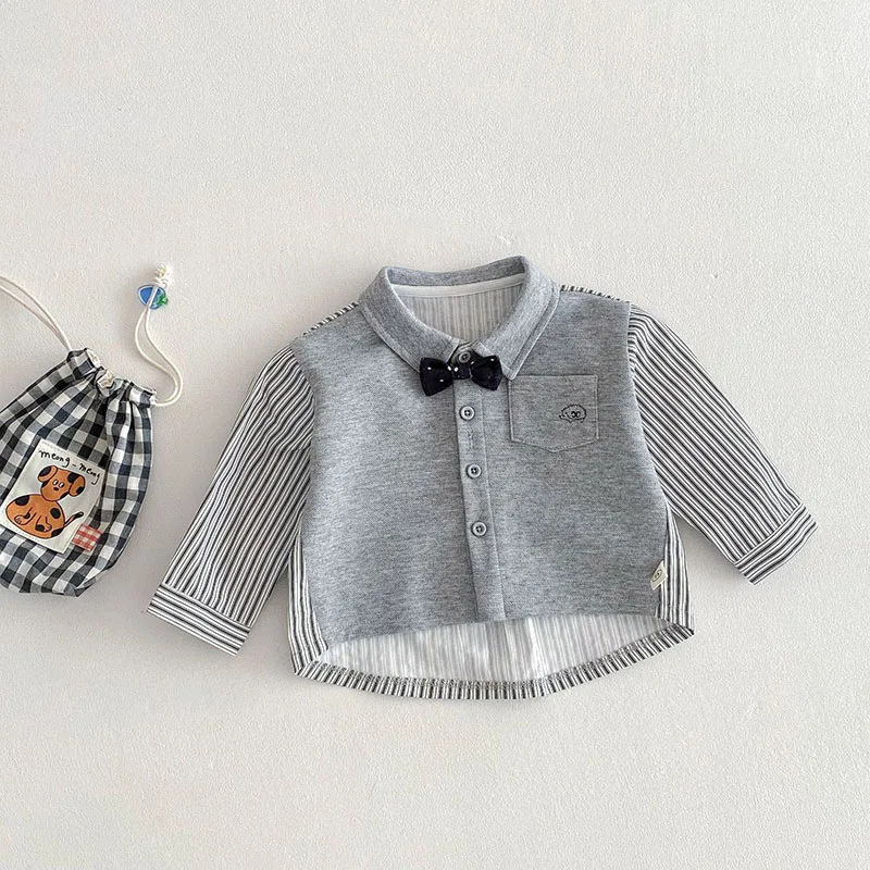 Niña usando la camisa MILANCEL look casual