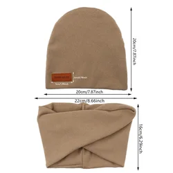 Gorro turbante de Cachemira sintética para bebé – Doble capa