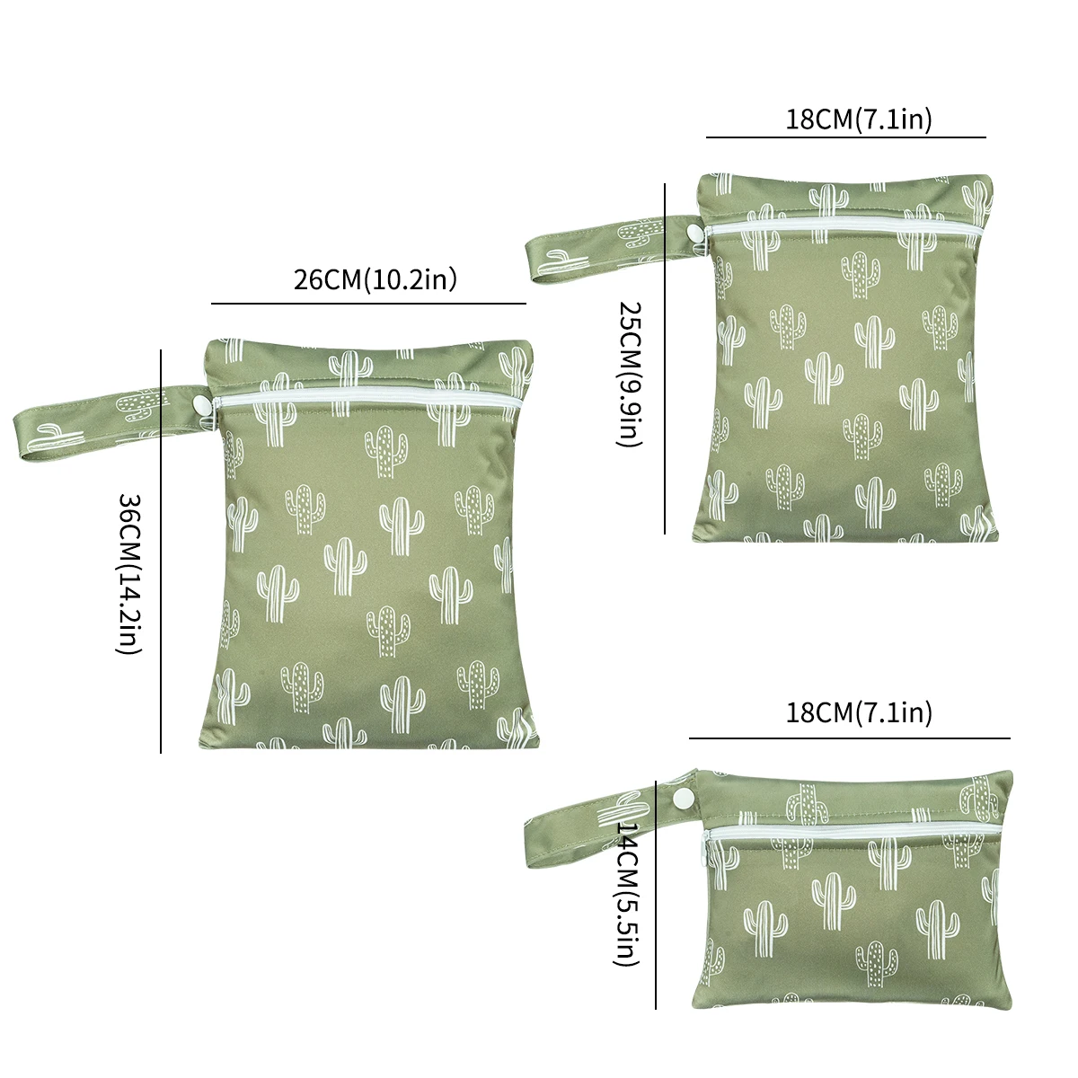 Bolsa de pañales impermeable para viajes de bebé - imagen 3