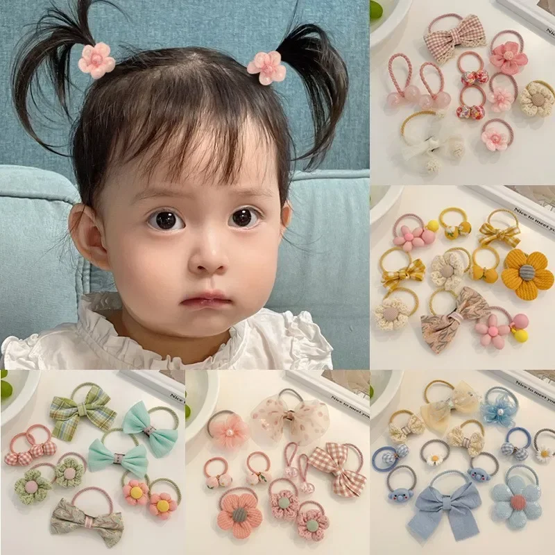 Tollder Banda para el pelo de bebé con lazo floral suave - imagen 4