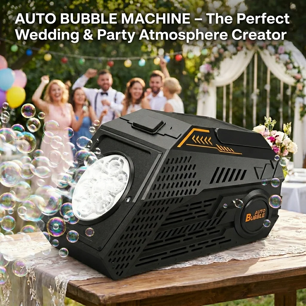 Máquina de burbujas infantil automática con luz y música - imagen 3