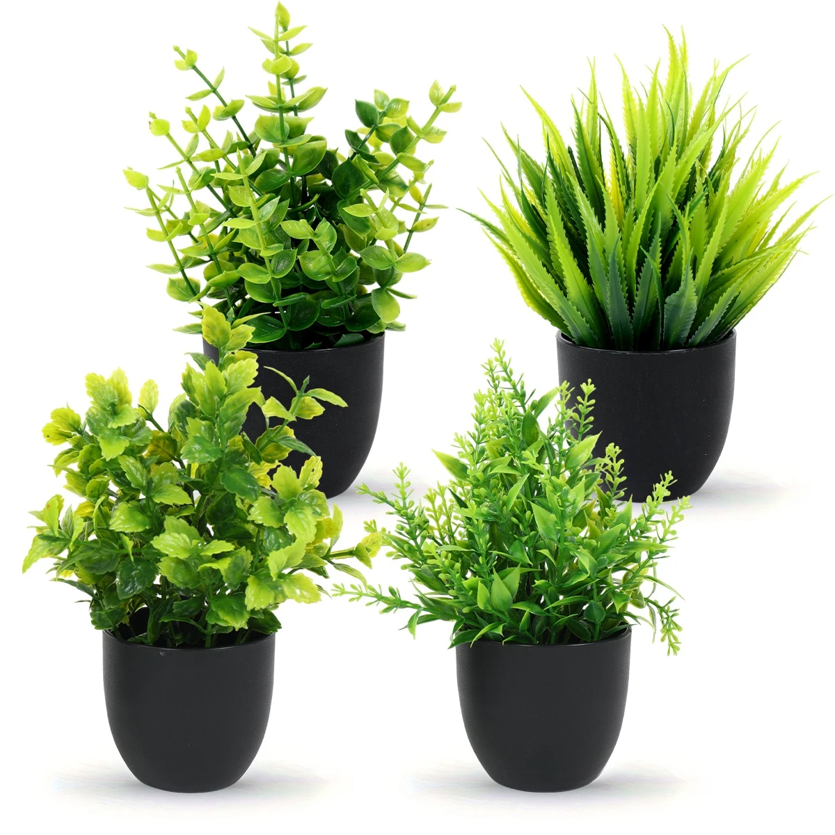 Planta artificial bonsái verde en maceta para decorar habitación bebé - imagen 4