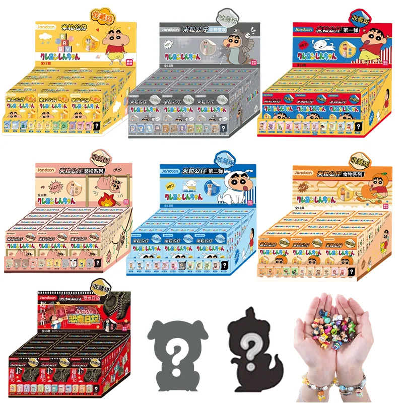 Figuras de Anime Crayon Shin-Chan estilo caja ciega