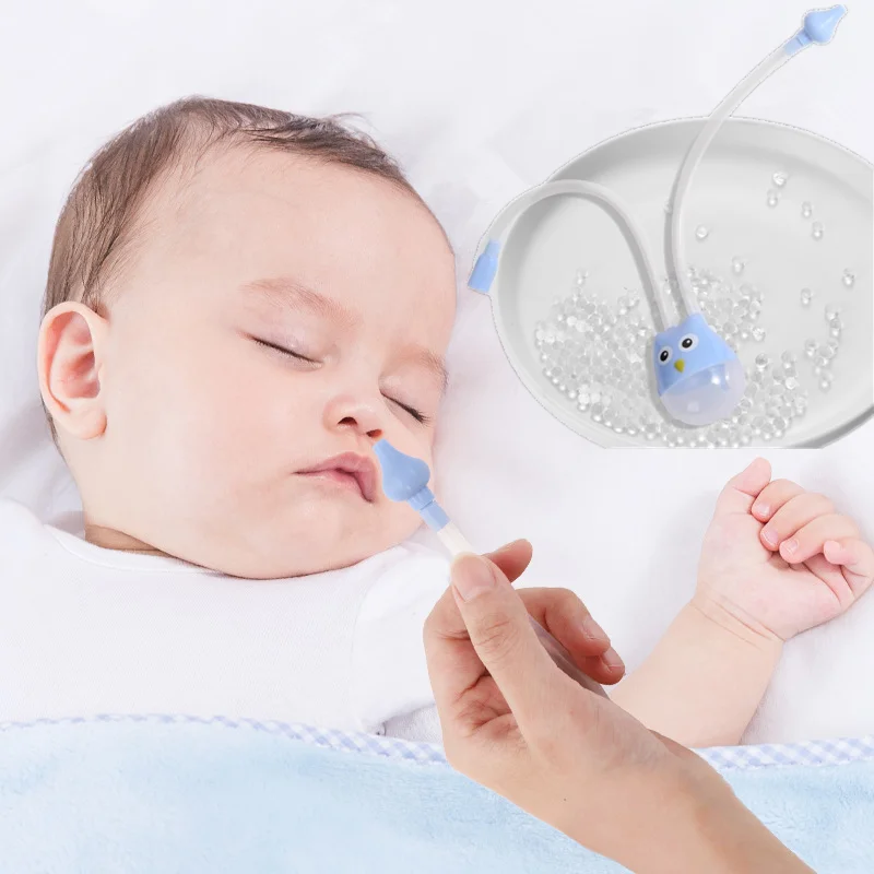 Aspirador nasal infantil de succión suave para bebés y niños