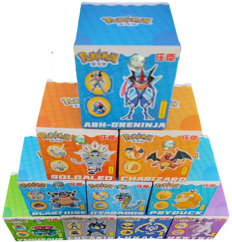 Figuras de acción Pokémon: Pikachu, Gengar, Dragonite y Snorlax - imagen 4