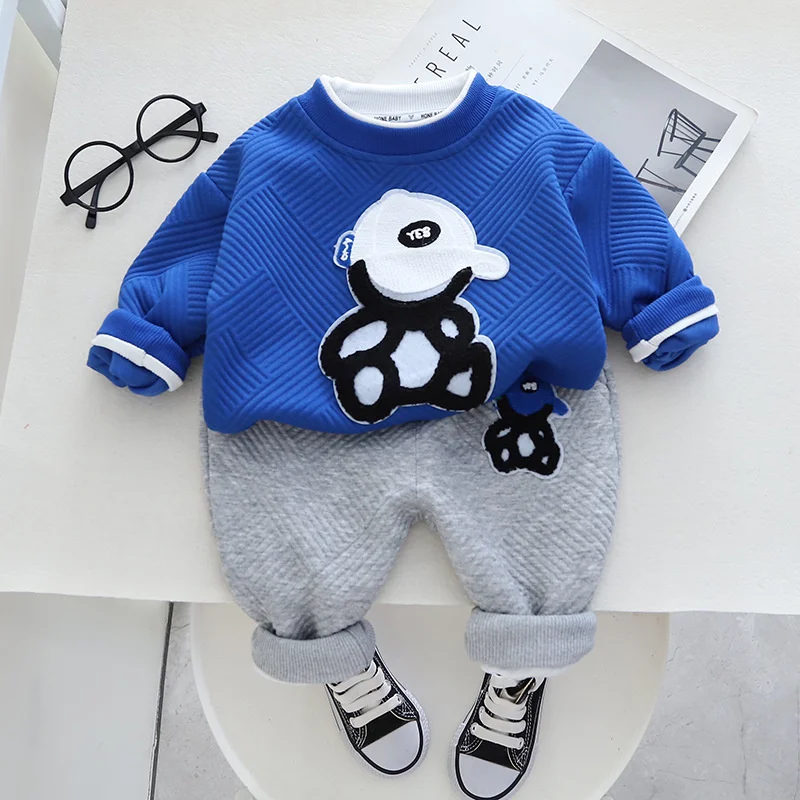 Chándal infantil de algodón para niño y niña – Primavera otoño - imagen 2