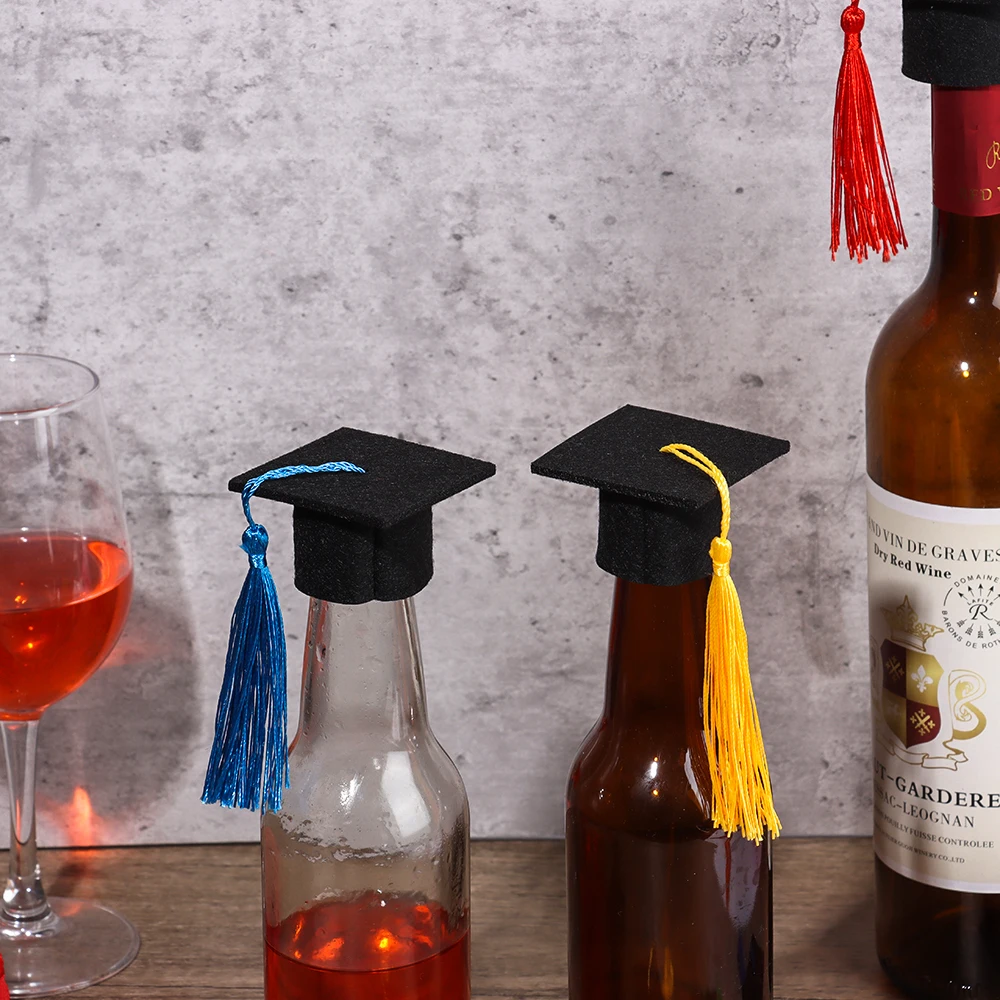 Sombrero de graduación infantil con borlas mini decorativas - imagen 2