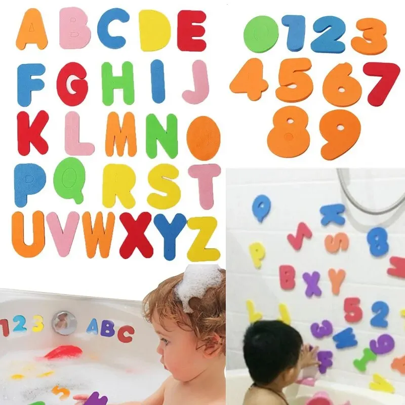 Juguete de baño educativo de letras y números para bebés y niños - imagen 2