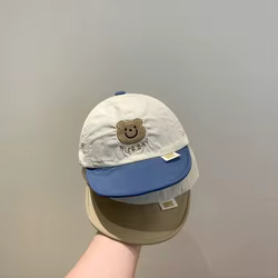 Gorra snapback infantil con diseño de oso para verano