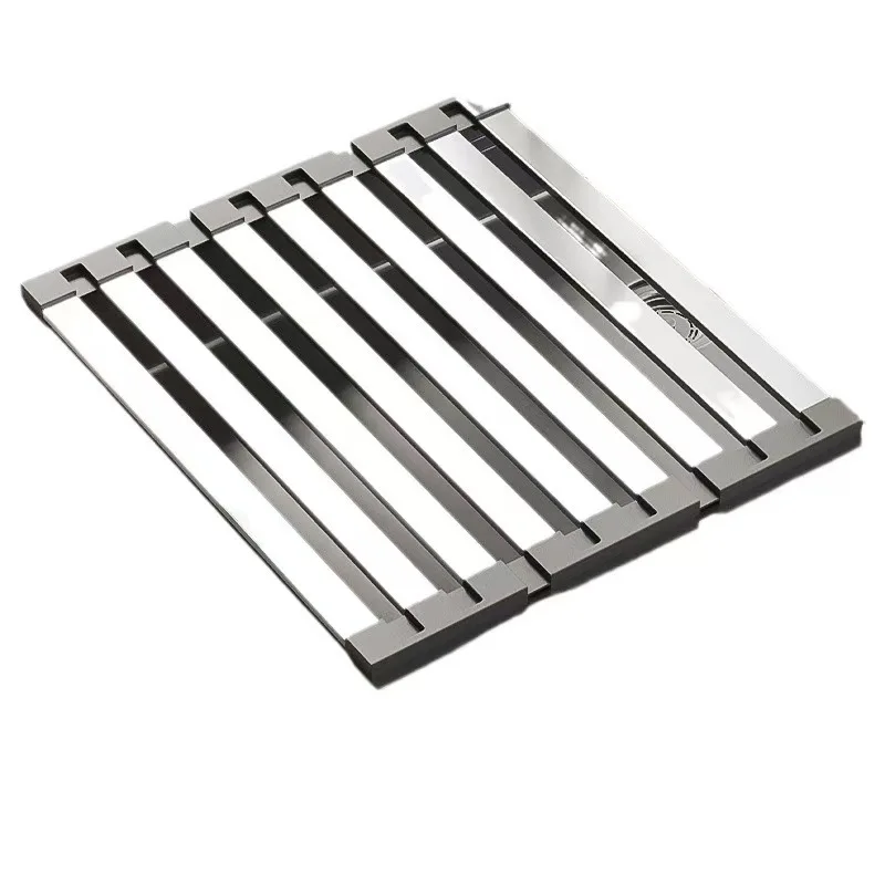 Escurridor plegable para platos de acero inoxidable – secado rápido - imagen 3