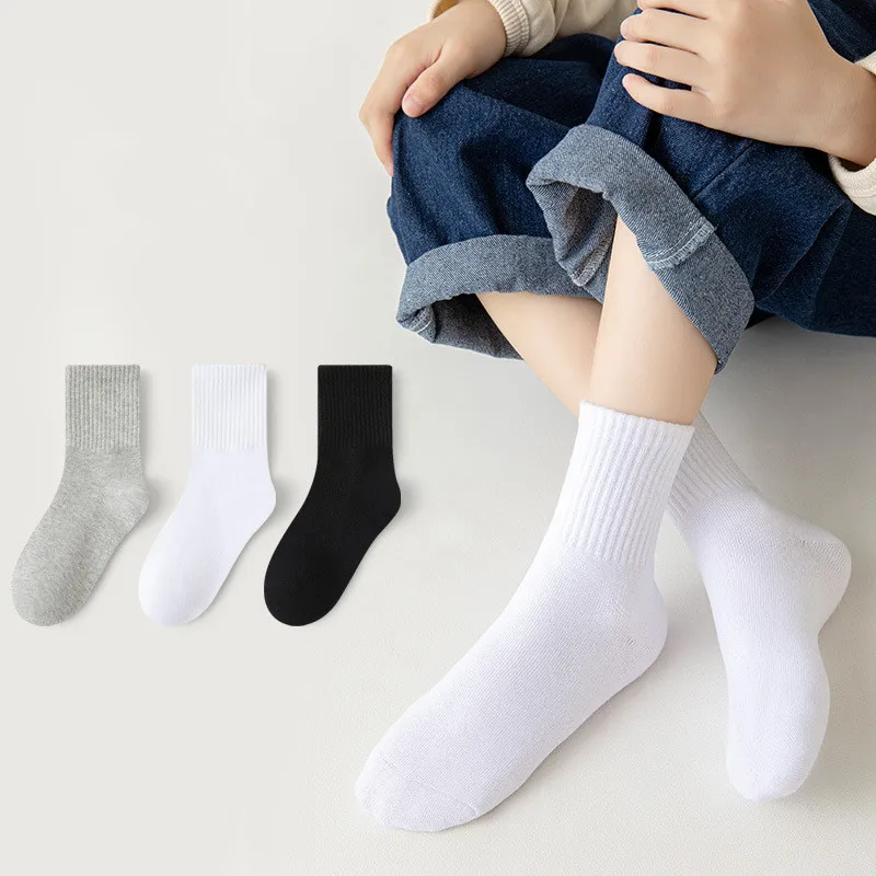 Calcetines deportivos transpirables de algodón suave para niños - imagen 3