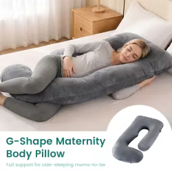 Almohada de embarazo G-Shape para descanso lateral y lactancia