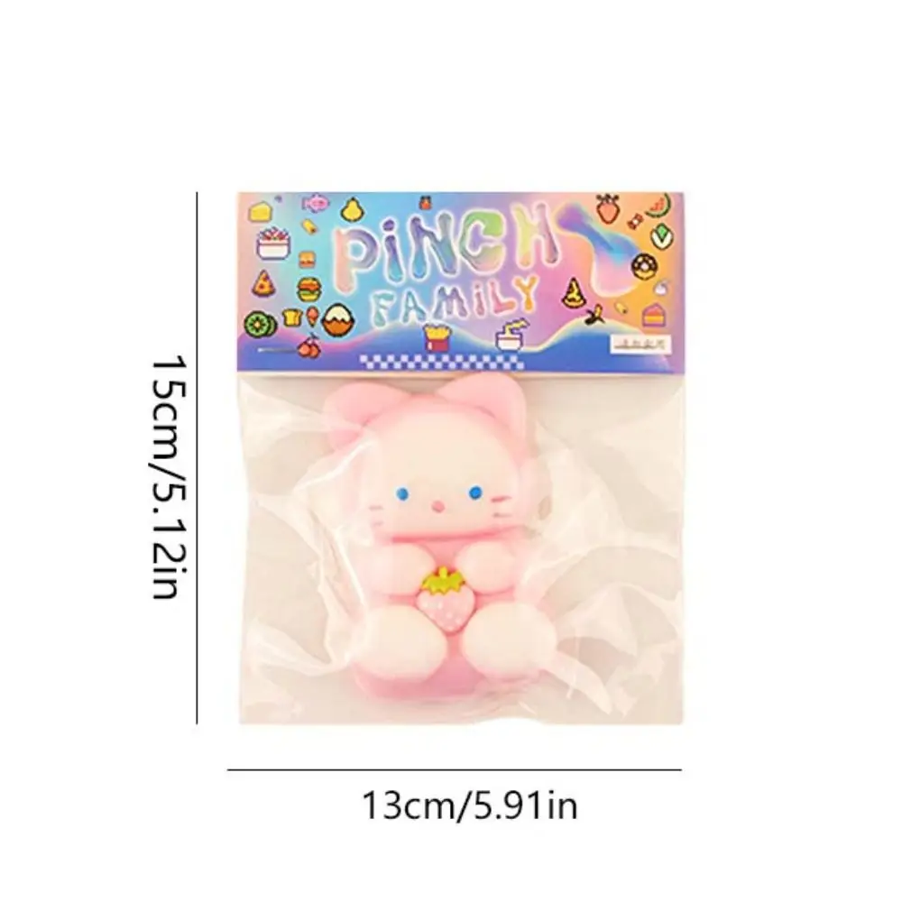 Juguete sensorial de gato con peluche antiestrés TPR suave - imagen 5