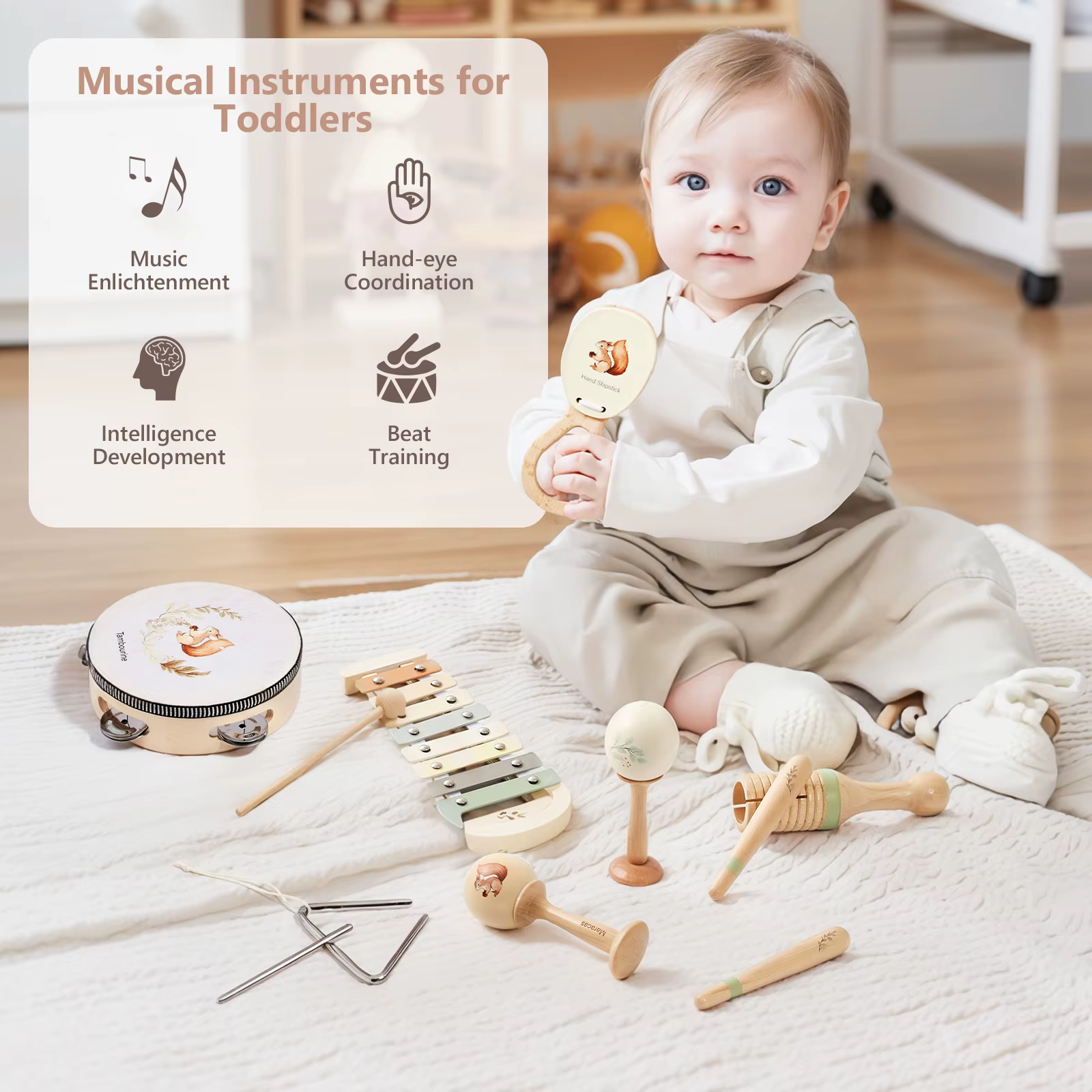Organización del set de instrumentos