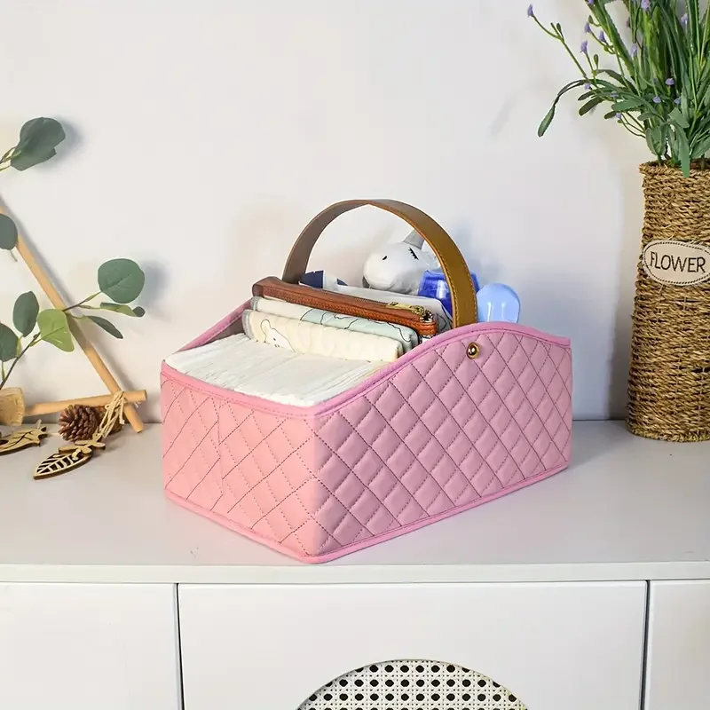 Vista del bolso para organizar accesorios del bebé