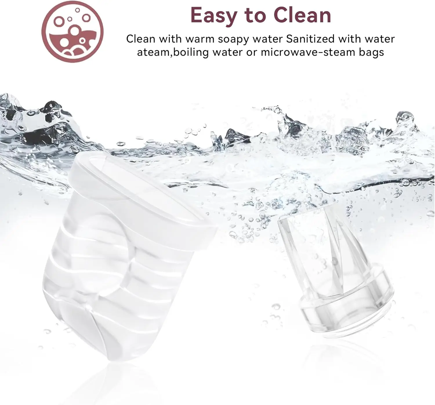 eufy S1 Pro diafragma de repuesto silicona para extractor de leche - imagen 4