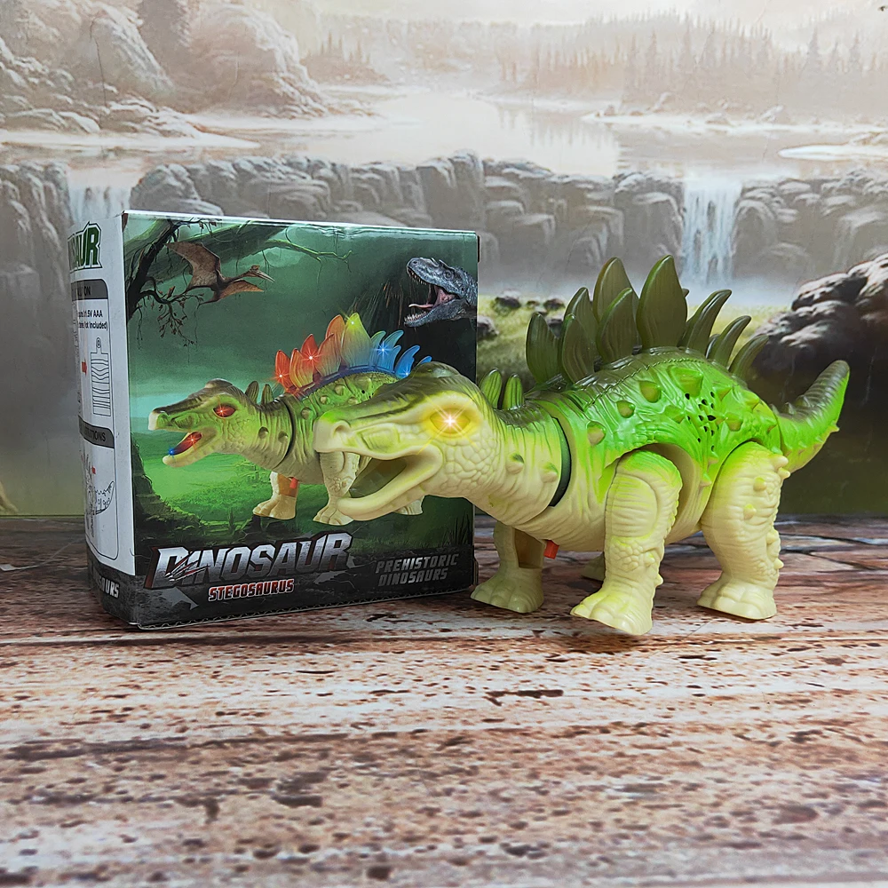 Dinosaurio T-Rex eléctrico caminando