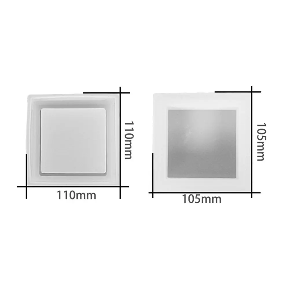 Molde de silicona transparente flexible para resina epoxi personalizados - imagen 2