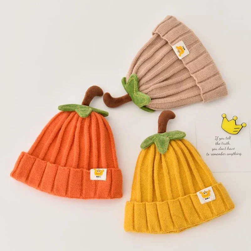 Gorro de invierno para bebé lana gruesa, tejido cálido - imagen 4