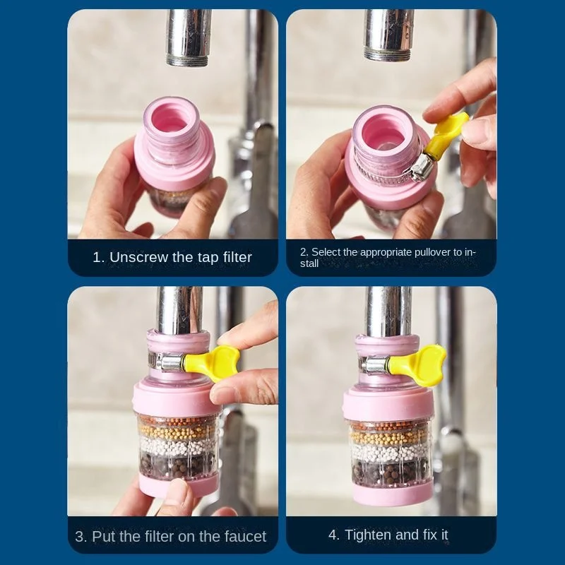 Purificador de agua grifo para bebé – 6 capas - imagen 4