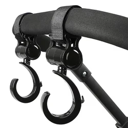 Gancho Giratorio Universal 360º para Cochecito de Bebé – Colgador de Bolsas