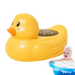 Termómetro de baño digital flotante pato para bebé, impermeable