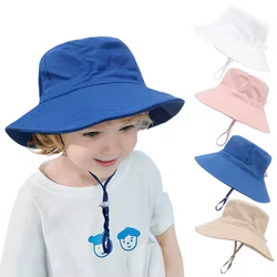 Sombrero de sol ala ancha para niños y niñas – Verano