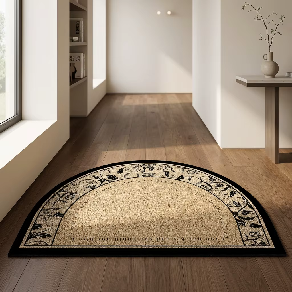 Alfombra vintage floral antideslizante para dormitorio infantil - imagen 3