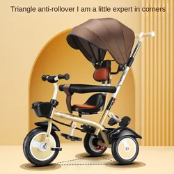 LazyChild triciclo ligero infantil de plástico y metal, fácil manejo
