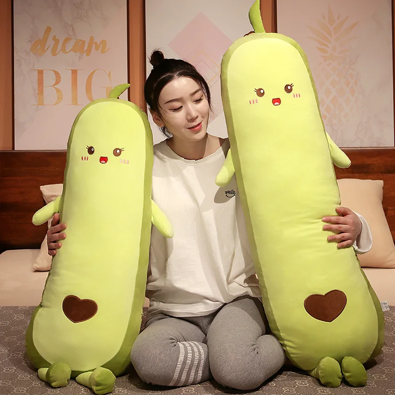 Peluche aguacate kawaii estilo corazón