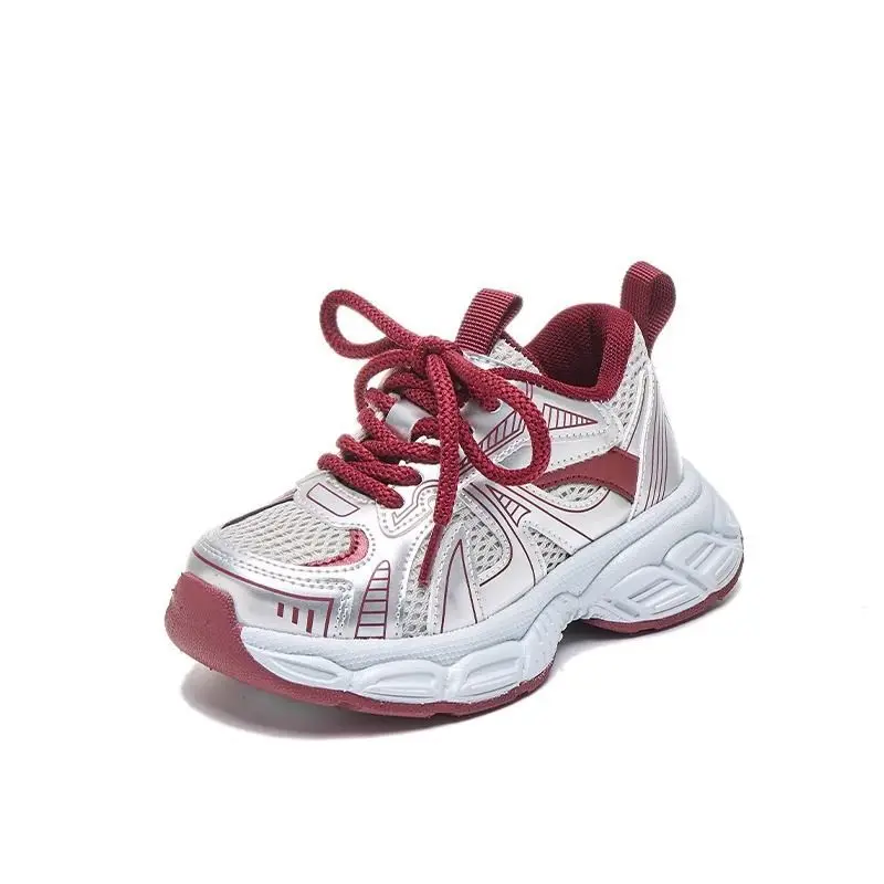 Zapatillas deportivas infantiles ligeras y transpirables estilo chunky - imagen 2