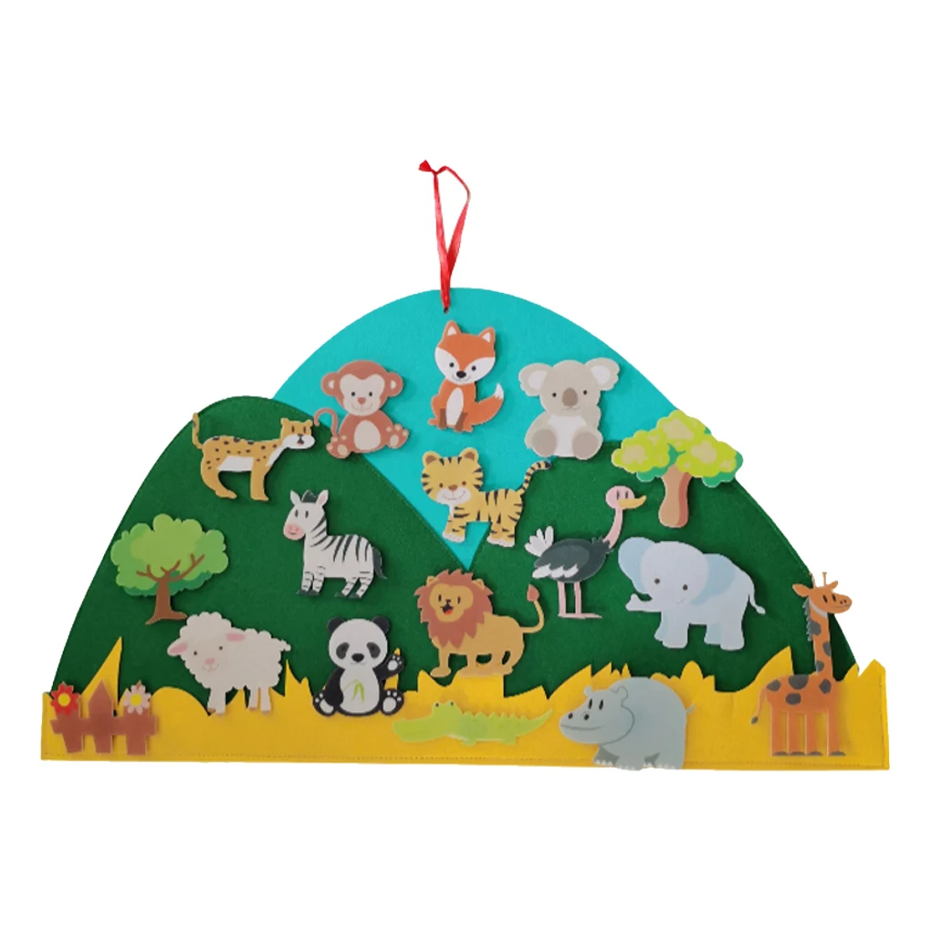 Juguete colgante de fieltro DIY para decorar pared estilo acuario - imagen 2