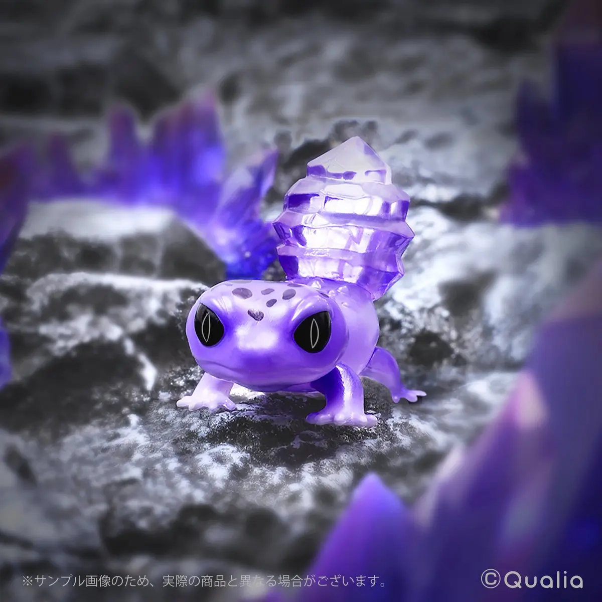 Figura de gecko Qualia de cristal translúcido para coleccionar - imagen 2