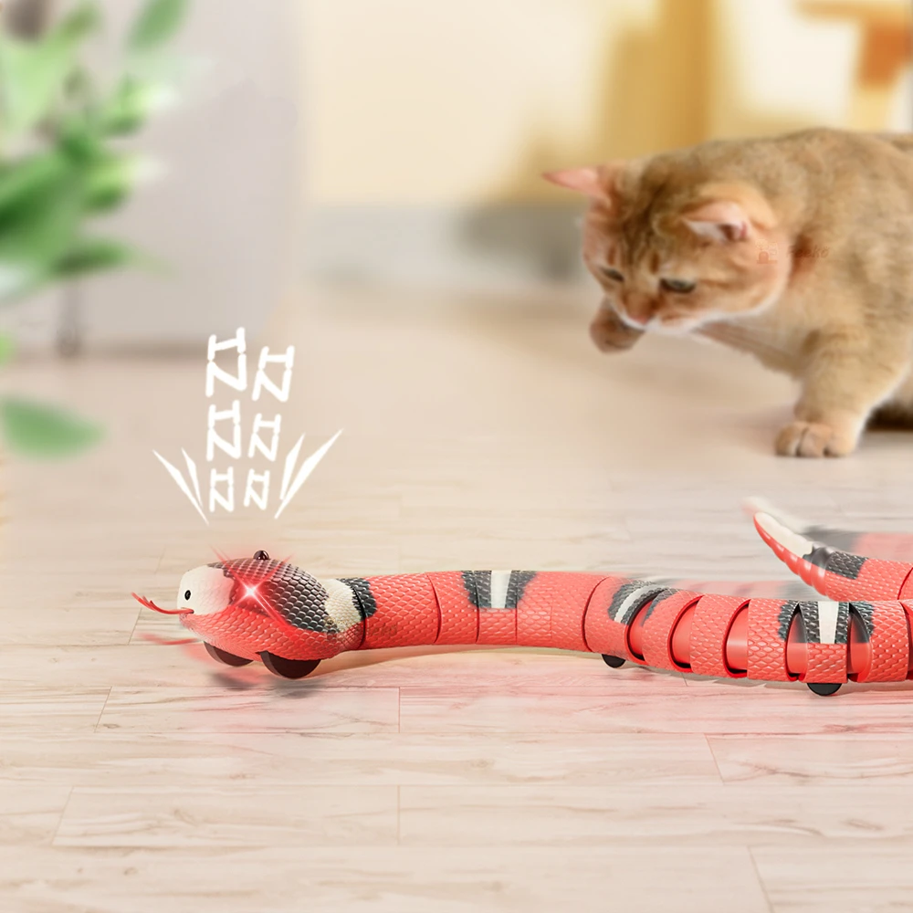 Juguete electrónico para gato Halloween serpiente inteligente RC - imagen 3