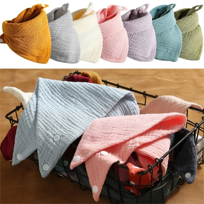 Baberos bandana absorbentes para bebé – regalo práctico y cómodo