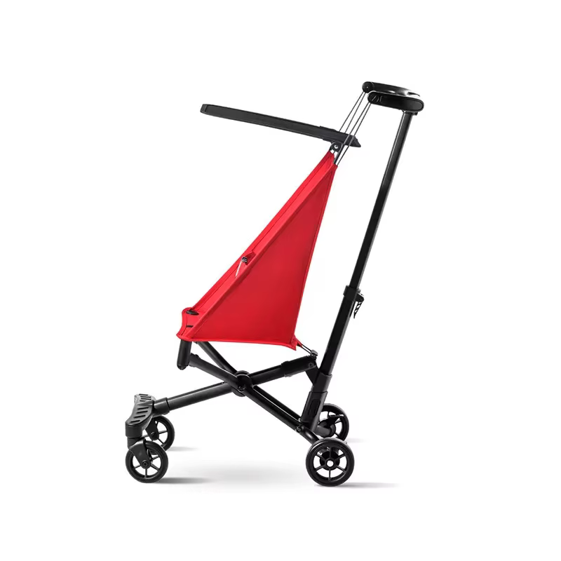 Cochecito ligero plegable con toldo solar y bolsillo