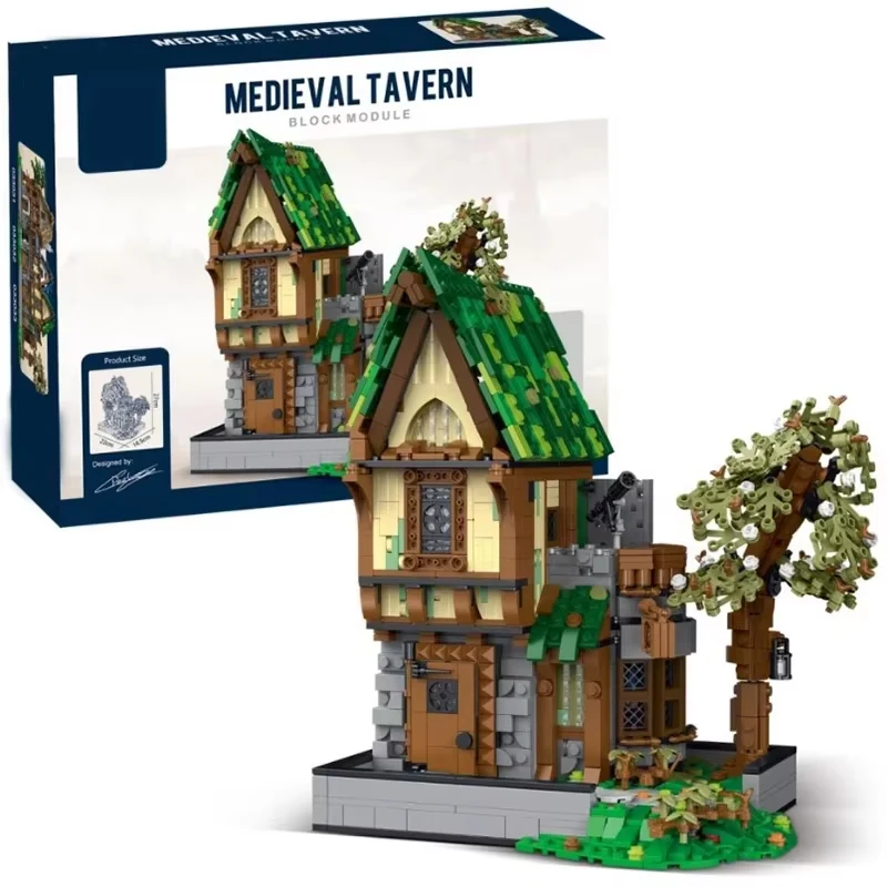Set bloques construcción medievales - Casa mágica para niños - imagen 3