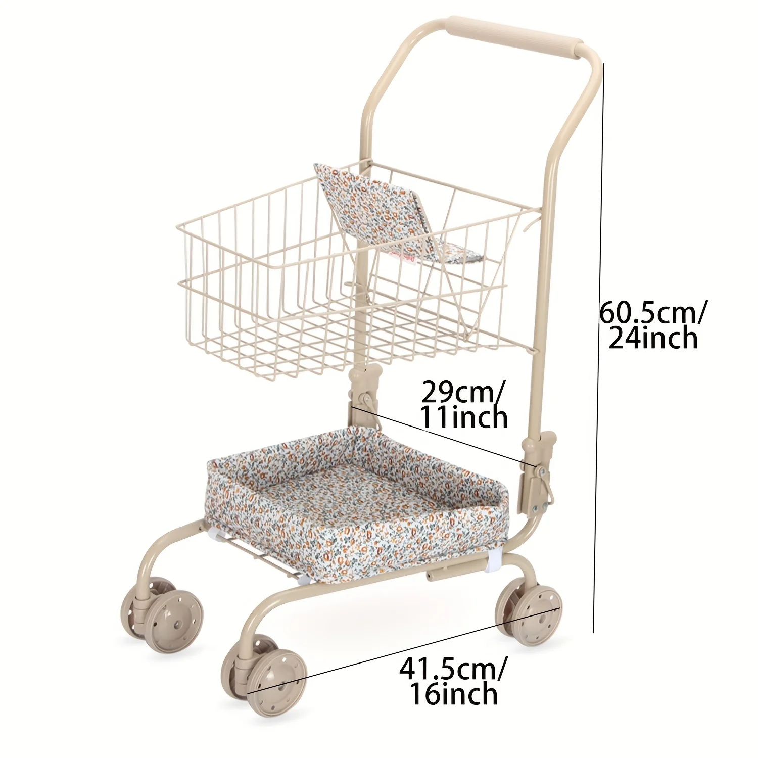 Carrito de compras infantil con bolsas – Juego simulación para niñas - imagen 3