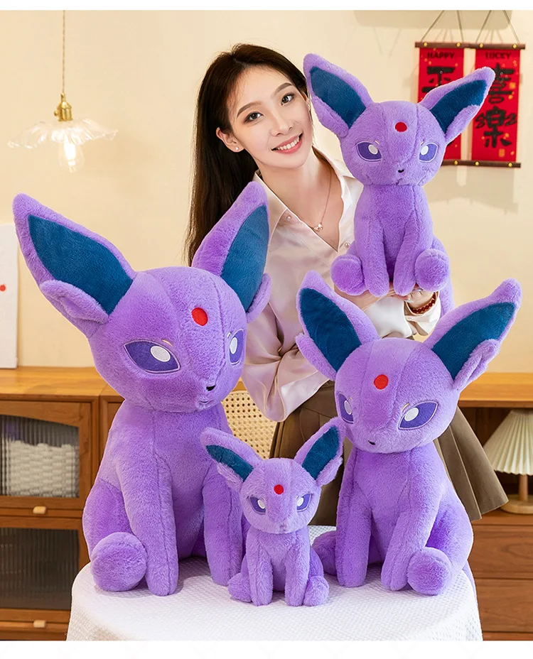 Peluche Espeon estilo kawaii