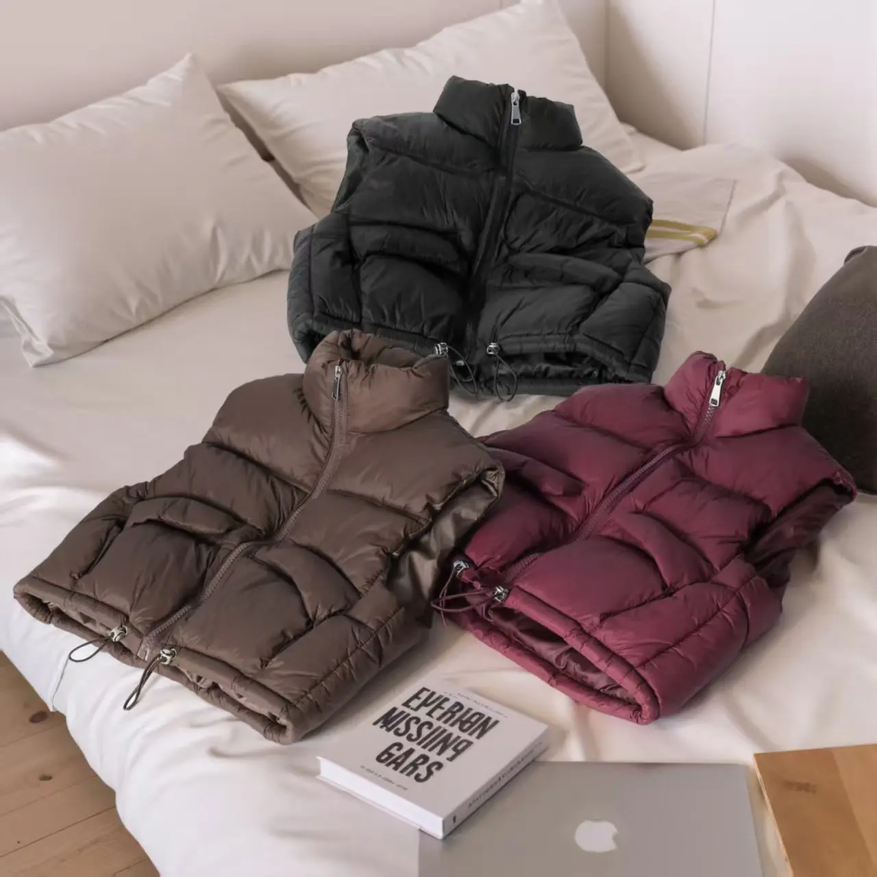 Chaleco de invierno grueso y cálido para niños y niñas