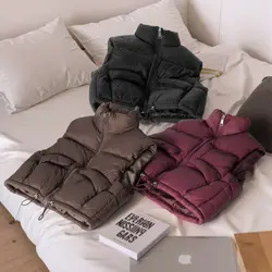 Chaleco de invierno grueso y cálido para niños y niñas