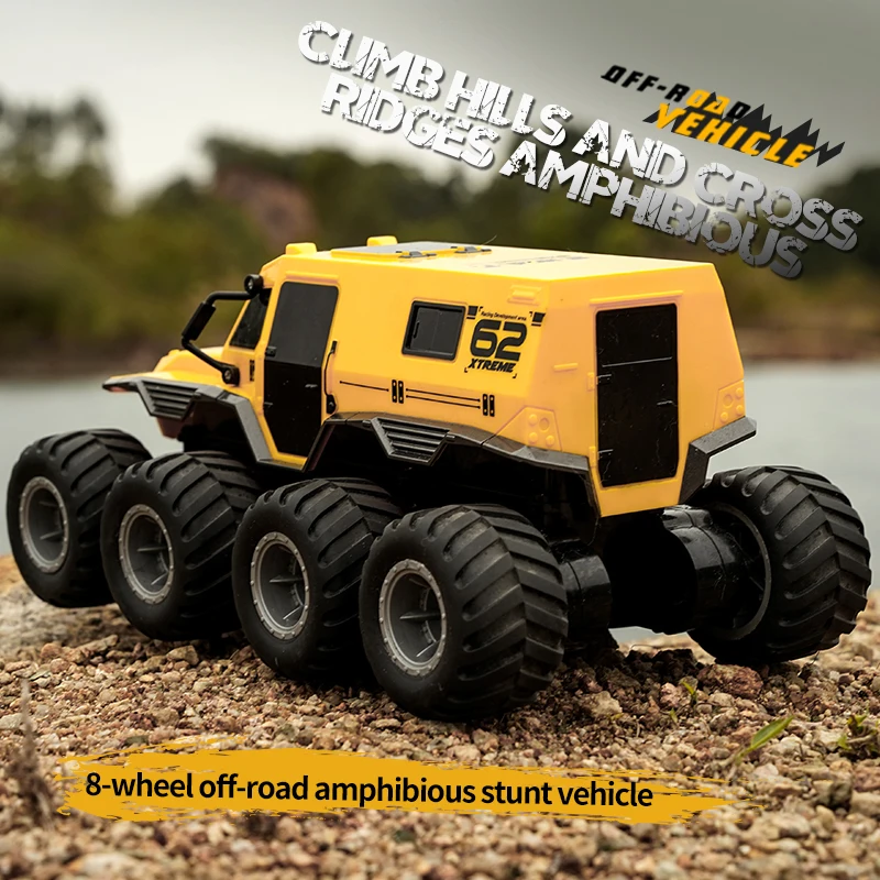 JJRC Coche teledirigido anfibio todoterreno con acrobacias para niños - imagen 4