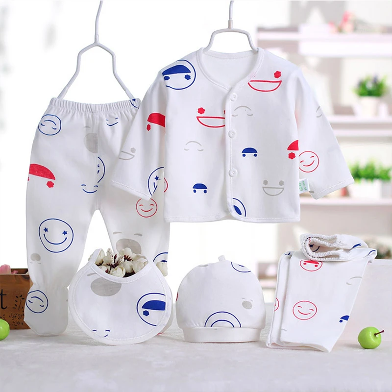 Conjunto bebé algodón con dibujos – Tops y pantalones suaves - imagen 5