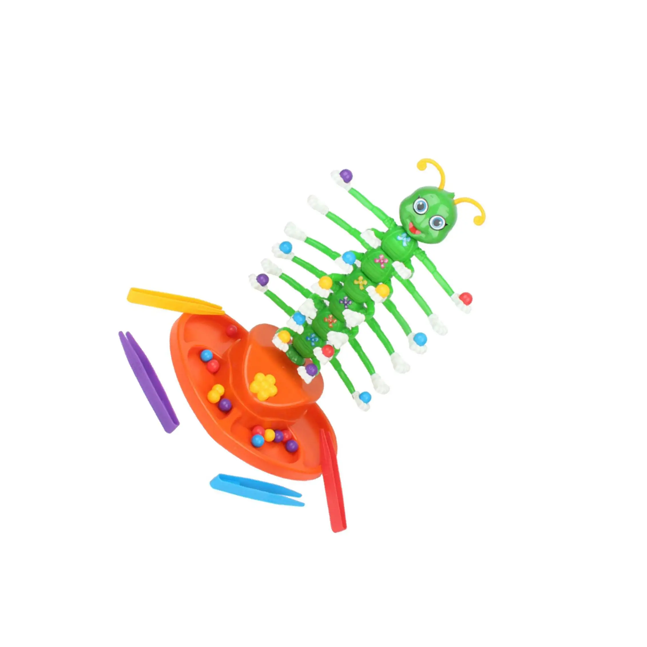 Juego de equilibrio eléctrico Green Smile Caterpillar para niños